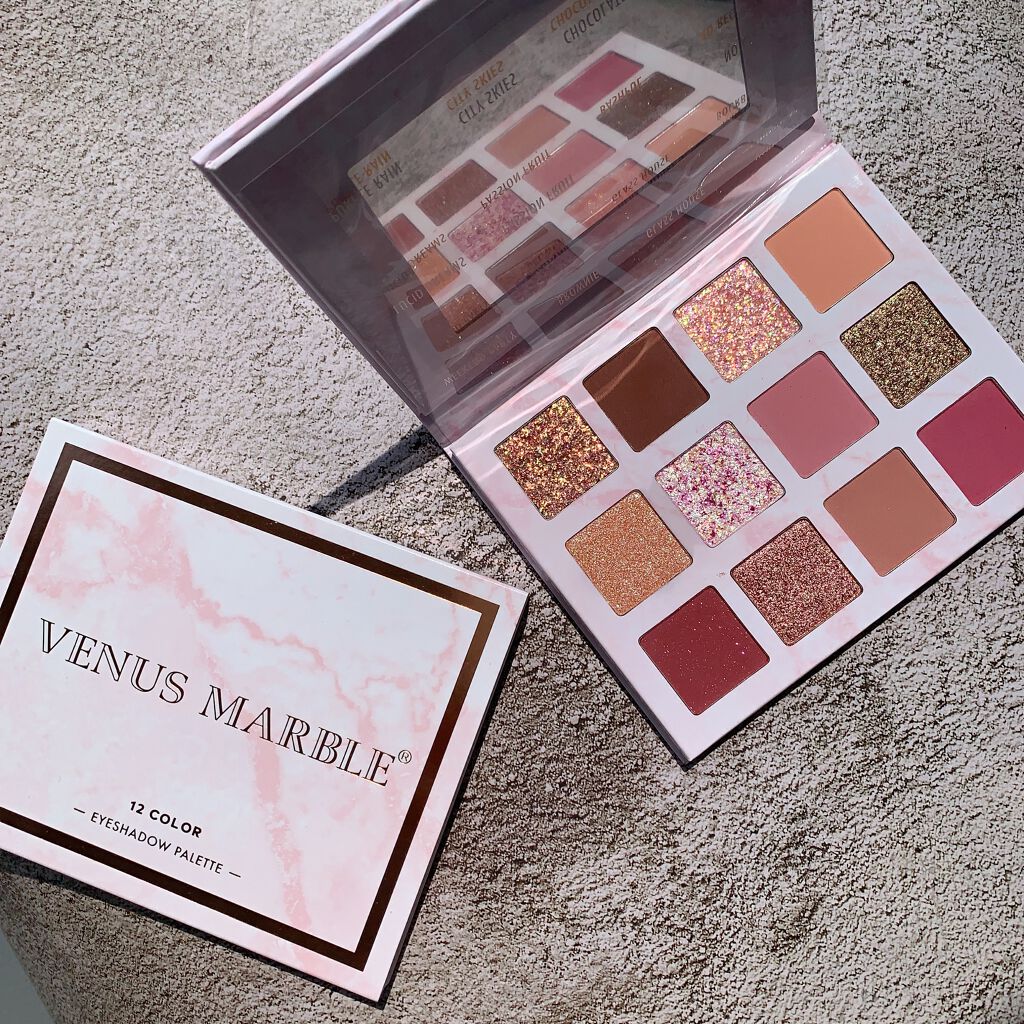 ヴィーナスマーブル12色アイシャドウパレット/Venus Marble/アイシャドウパレットを使ったクチコミ(1枚目)