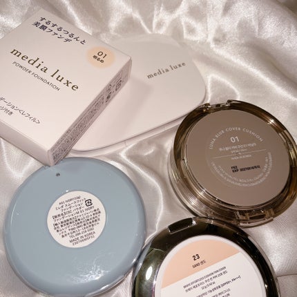 パウダーファンデーション/media luxe/パウダーファンデーションを使ったクチコミ(4枚目)