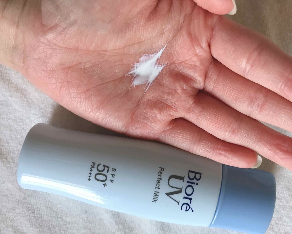 UV さらさらパーフェクトミルク /ビオレ/日焼け止めミルクを使ったクチコミ（2枚目）