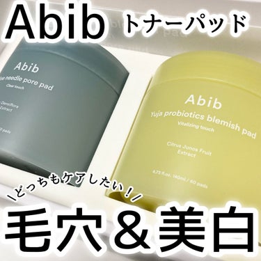 松葉ポアーパッド クリアタッチ/Abib /その他スキンケアを使ったクチコミ（1枚目）