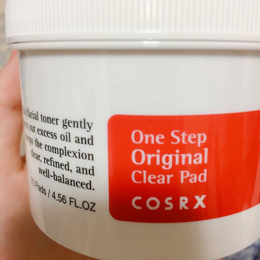ワンステップオリジナルクリアパッド/COSRX/トナーパッドを使ったクチコミ（1枚目）