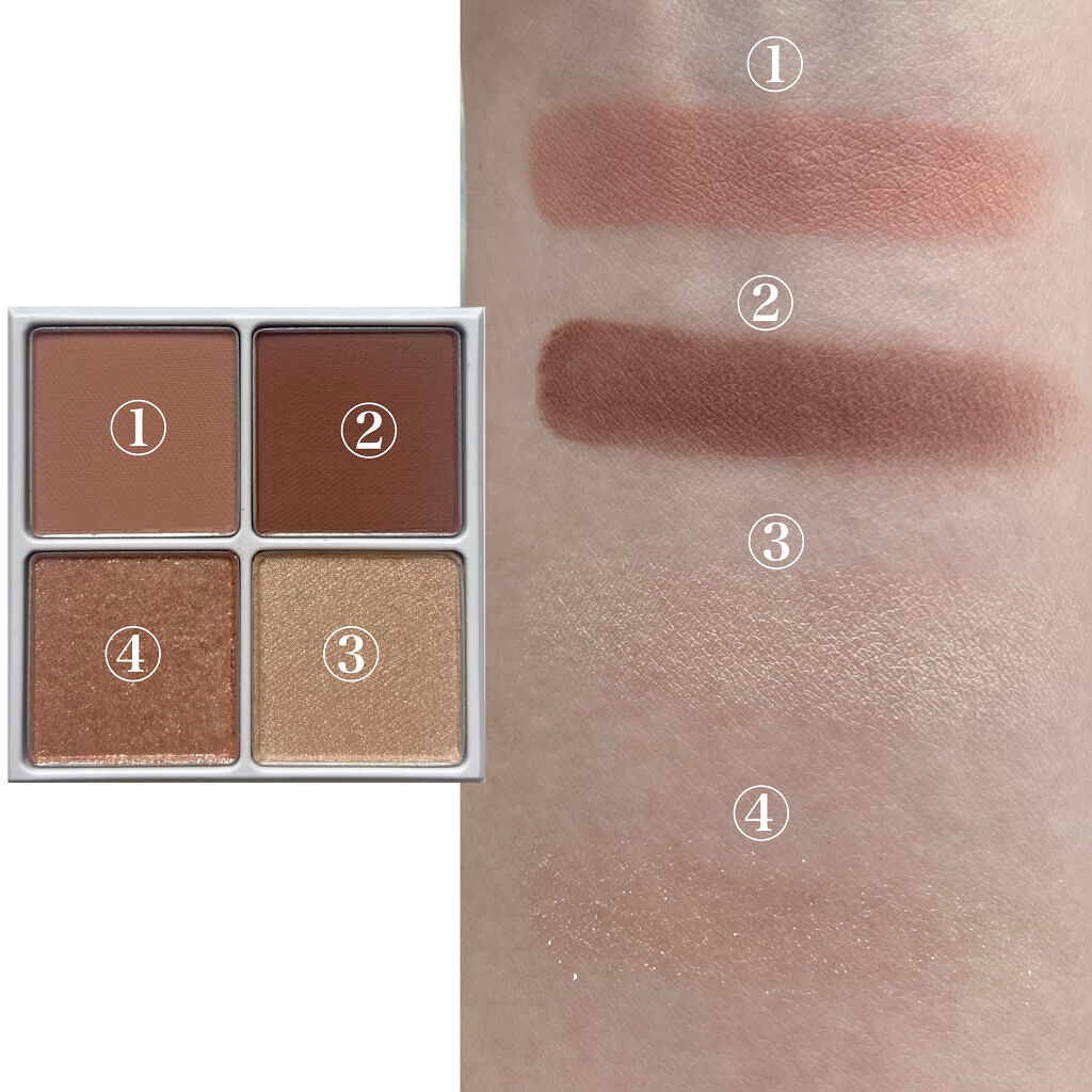 THE アイパレR/b idol/アイシャドウパレットを使ったクチコミ（3枚目）