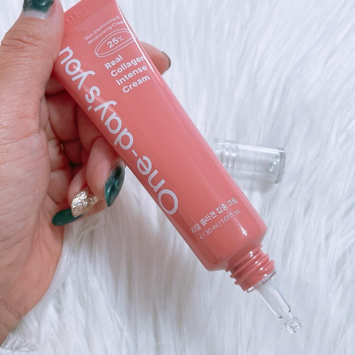 リアルコラーゲンインテンスクリーム /One-day's you/フェイスクリームを使ったクチコミ(2枚目)