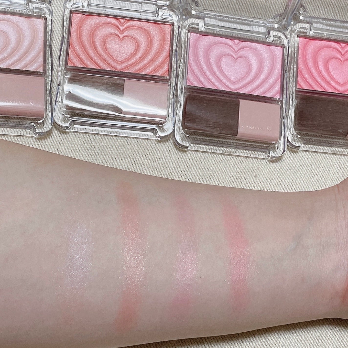 パウダーチークス/キャンメイク/パウダーチークを使ったクチコミ(3枚目)