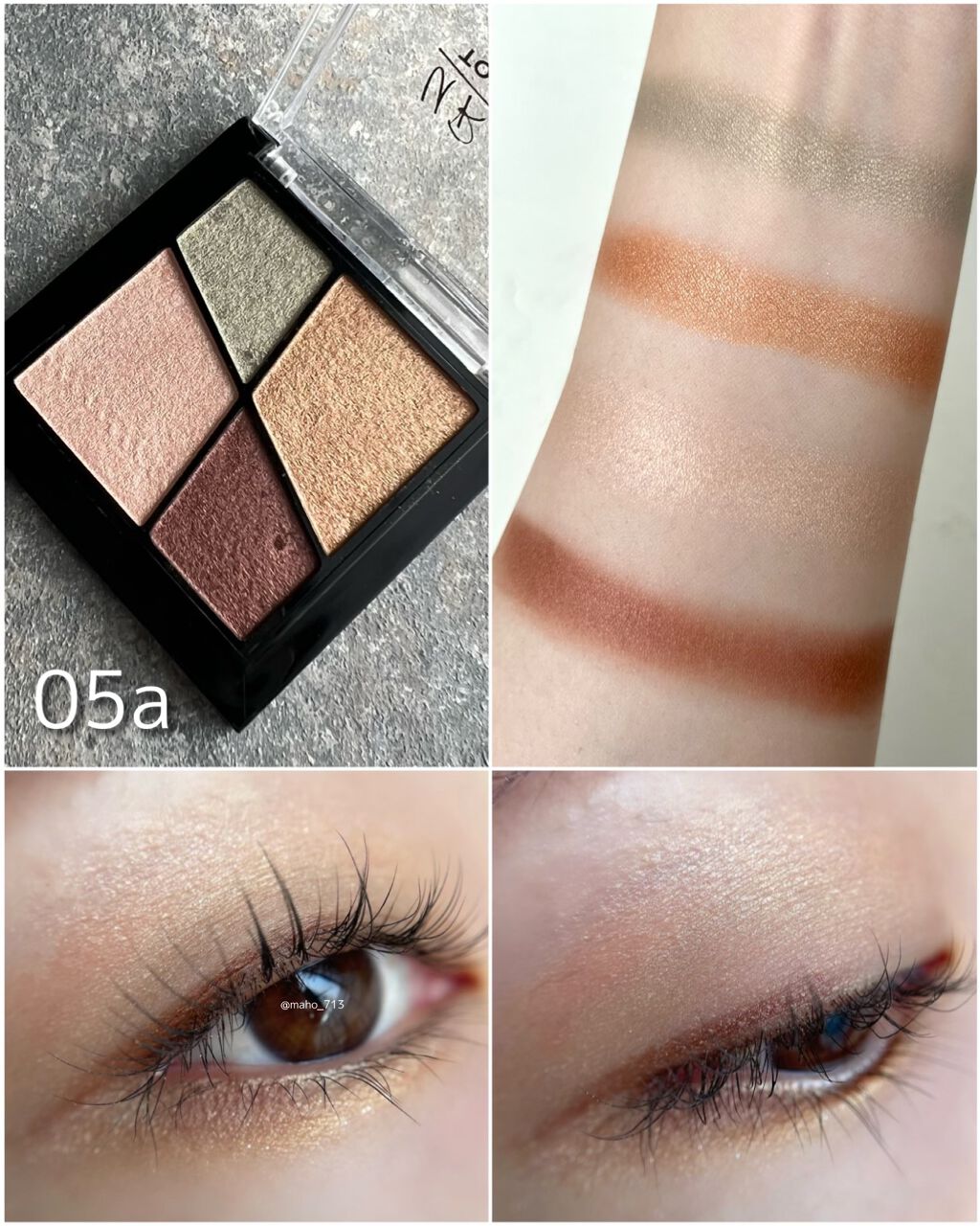 UR GLAM VELVET EYE COLOR PALETTE/U R GLAM/アイシャドウパレットを使ったクチコミ(7枚目)