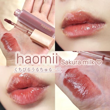 Melty flower lip tint 03 さくらミルク /haomii/口紅を使ったクチコミ（1枚目）