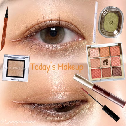 ソフトクレイビームアイシャドウパレット/AMIOK/ジェル・クリームアイシャドウを使ったクチコミ(1枚目)