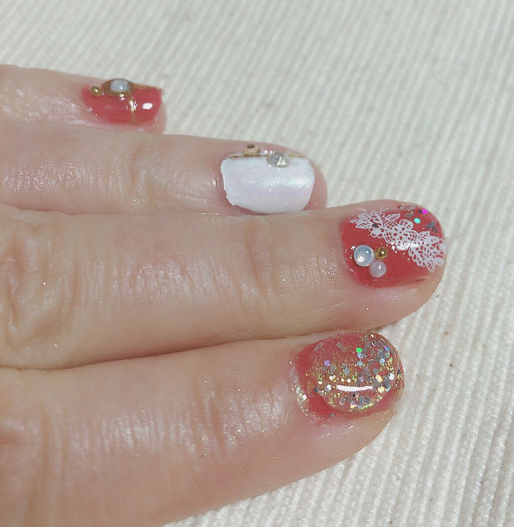 Somptueux(ソンプチュー) ネイルポリッシュ/DAISO/マニキュアを使ったクチコミ(3枚目)