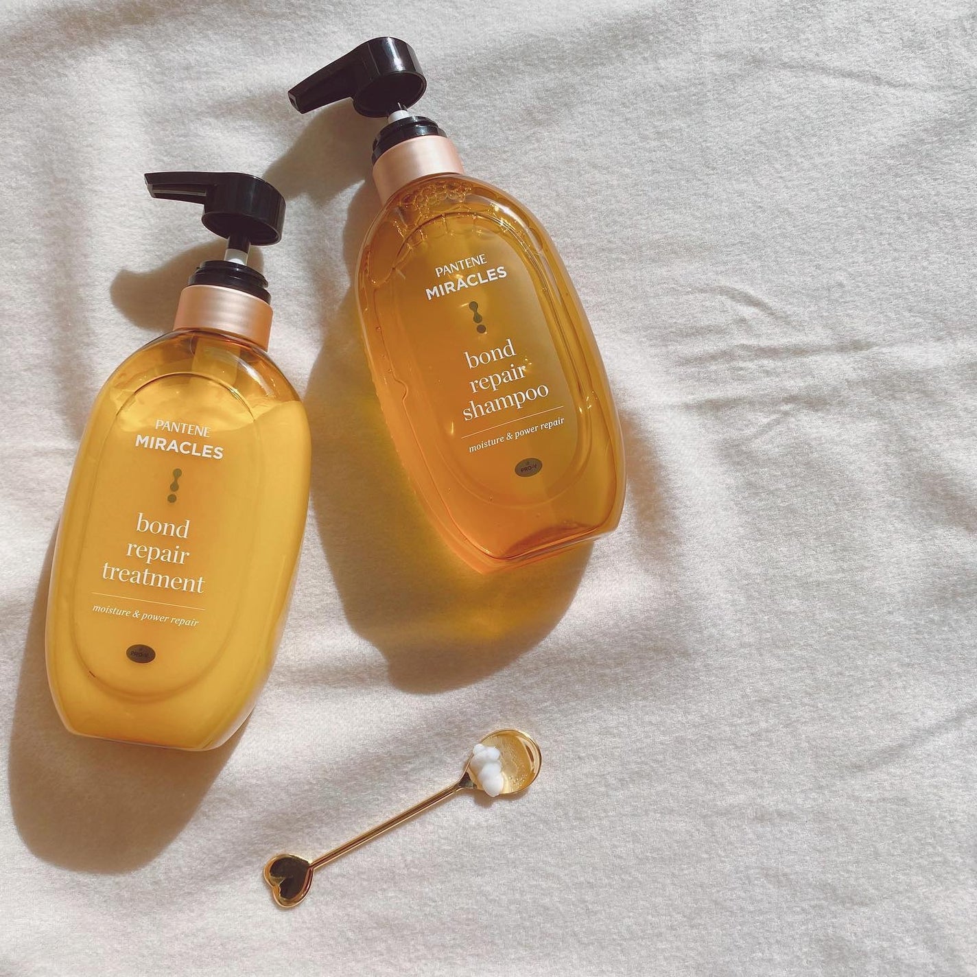 ボンドリペアシリーズ モイスチャー&パワーリペア シャンプー&トリートメント/パンテーン/市販シャンプーを使ったクチコミ(1枚目)