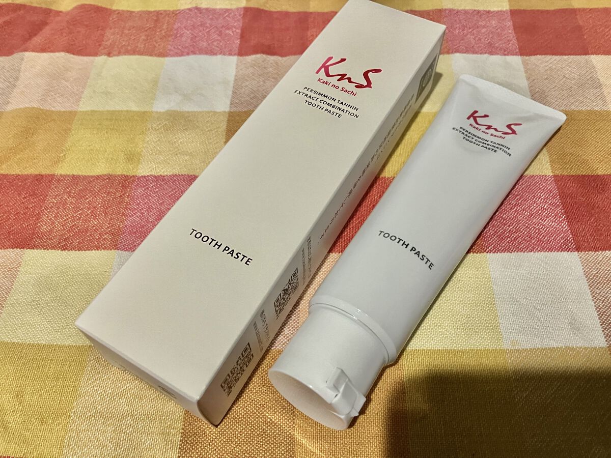 柿のさち  薬用柿渋ハミガキ/マックス/歯磨き粉を使ったクチコミ（2枚目）