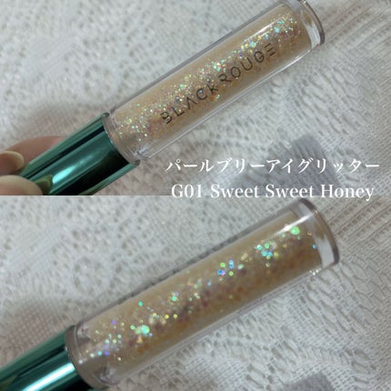 パールブリーアイグリッター/BLACK ROUGE/グリッターを使ったクチコミ(4枚目)