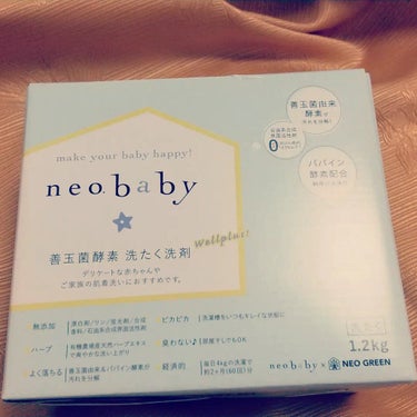 neobaby善玉菌酵素洗たく洗剤/Natures for/洗濯洗剤を使ったクチコミ（1枚目）