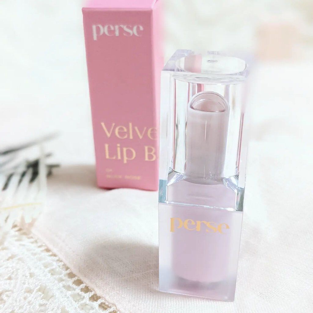 ベルベットフィックスリップバーム 01 NUDE ROSE/perse/リップバームを使ったクチコミ（2枚目）