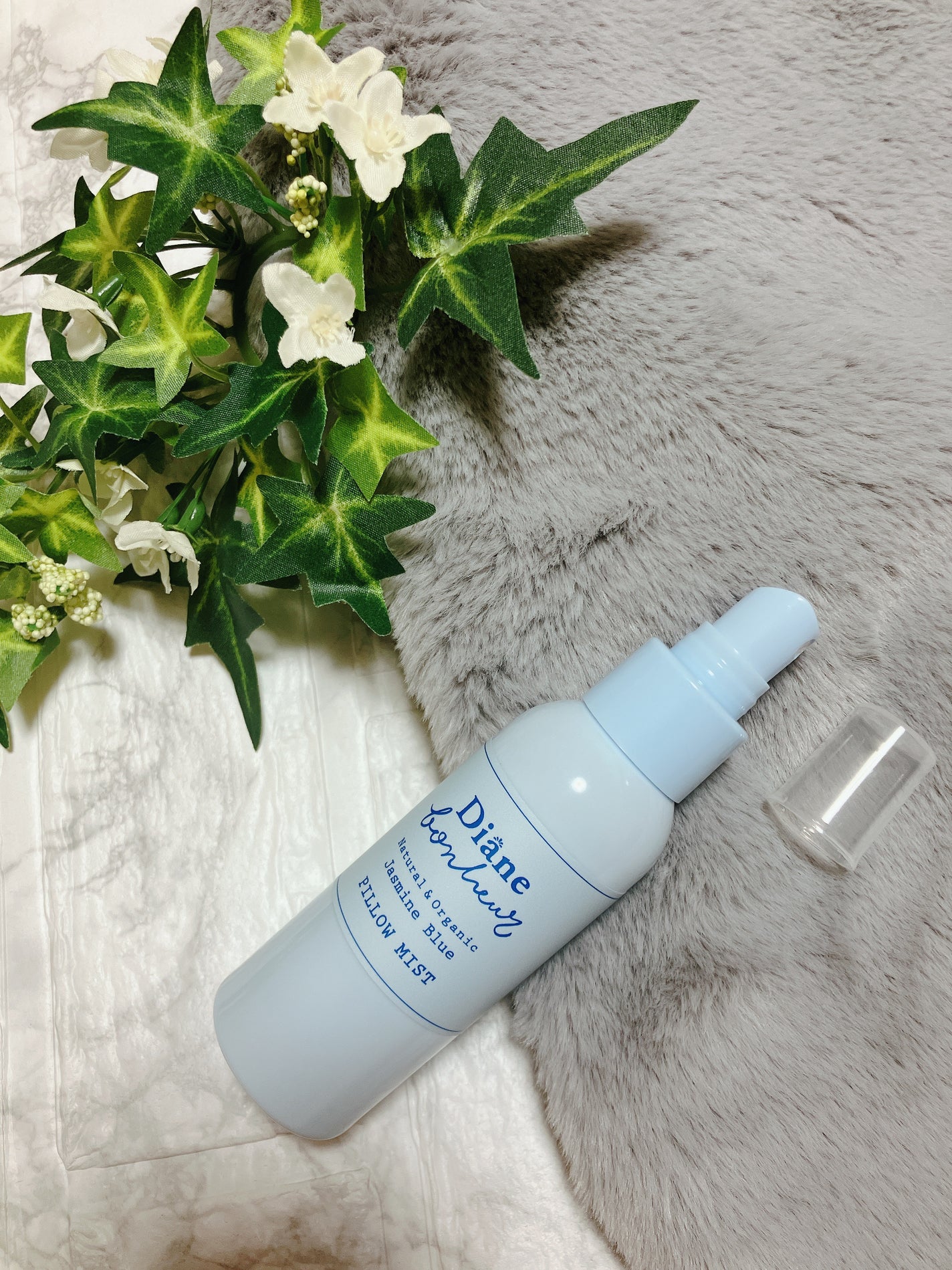 ダイアンボヌール おやすみピローミスト ジャスミンブルーの香り/ダイアン/ファブリックミストを使ったクチコミ(3枚目)