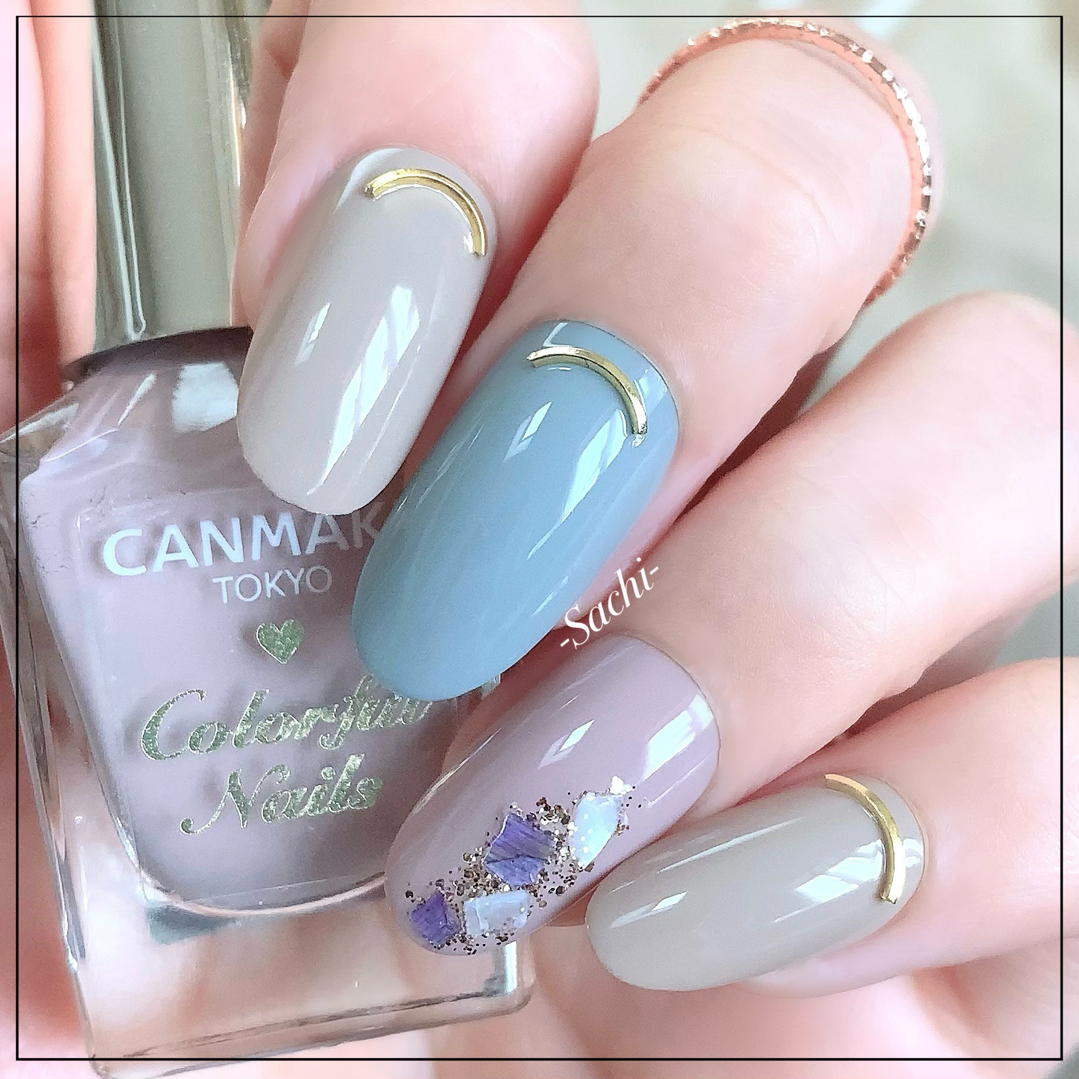 ネイルホリック Dusty pastel color BE314/ネイルホリック/マニキュアを使ったクチコミ（1枚目）