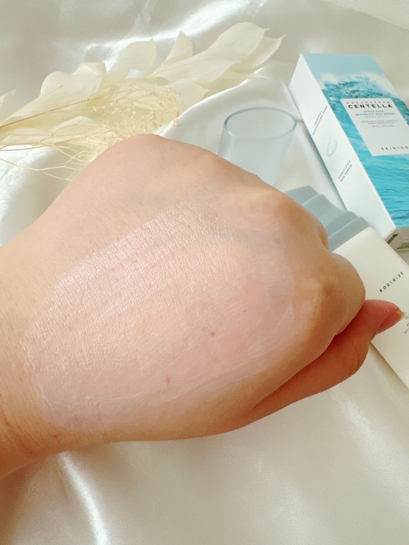 ヒアルーシカ ウォーターフィット サンセラム/SKIN1004/日焼け止めローションを使ったクチコミ(5枚目)