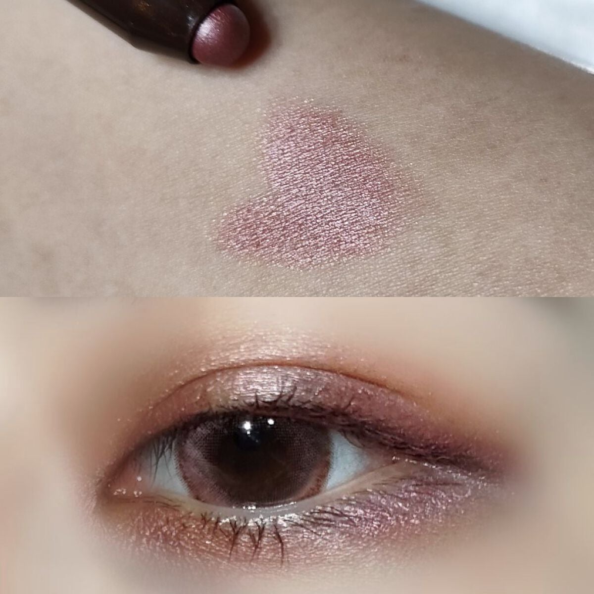 グリームオンフィットシャドウ/excel/スティックアイシャドウを使ったクチコミ(1枚目)