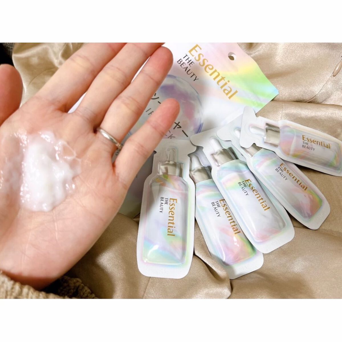 ザビューティ うるツヤチャージヘアパック/エッセンシャル/ヘアマスク・ヘアパックを使ったクチコミ（3枚目）