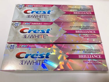 クレスト クレスト 3D ホワイトブリリアンスのクチコミ「クレスト/クレスト 3D ホワイトブリリアンス

Qoo10で見つけたホワイトニング歯磨き粉！.....」（1枚目）