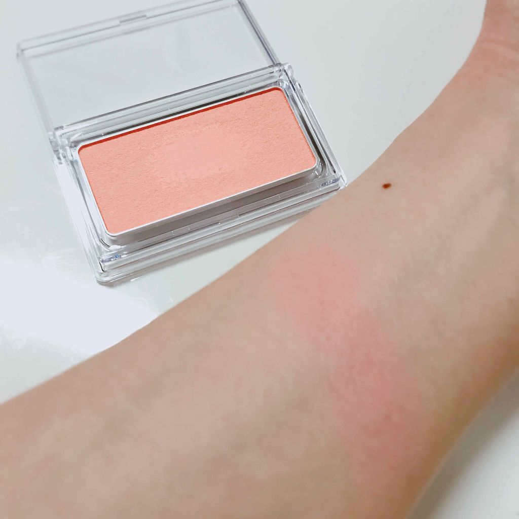 チークカラー マットタイプ/無印良品/パウダーチークを使ったクチコミ(3枚目)