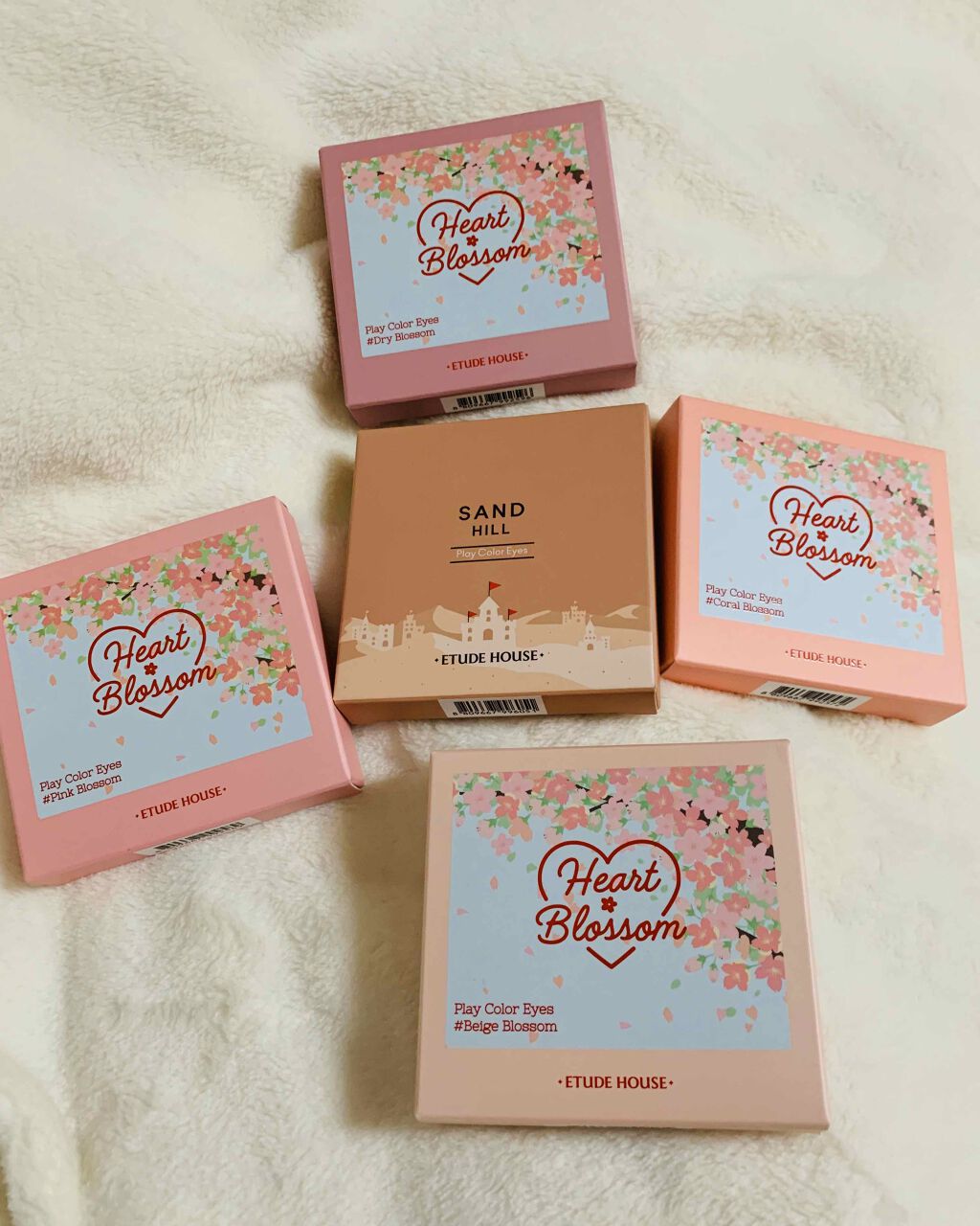 ハート プレイカラーアイズ/ETUDE/アイシャドウパレットを使ったクチコミ（1枚目）