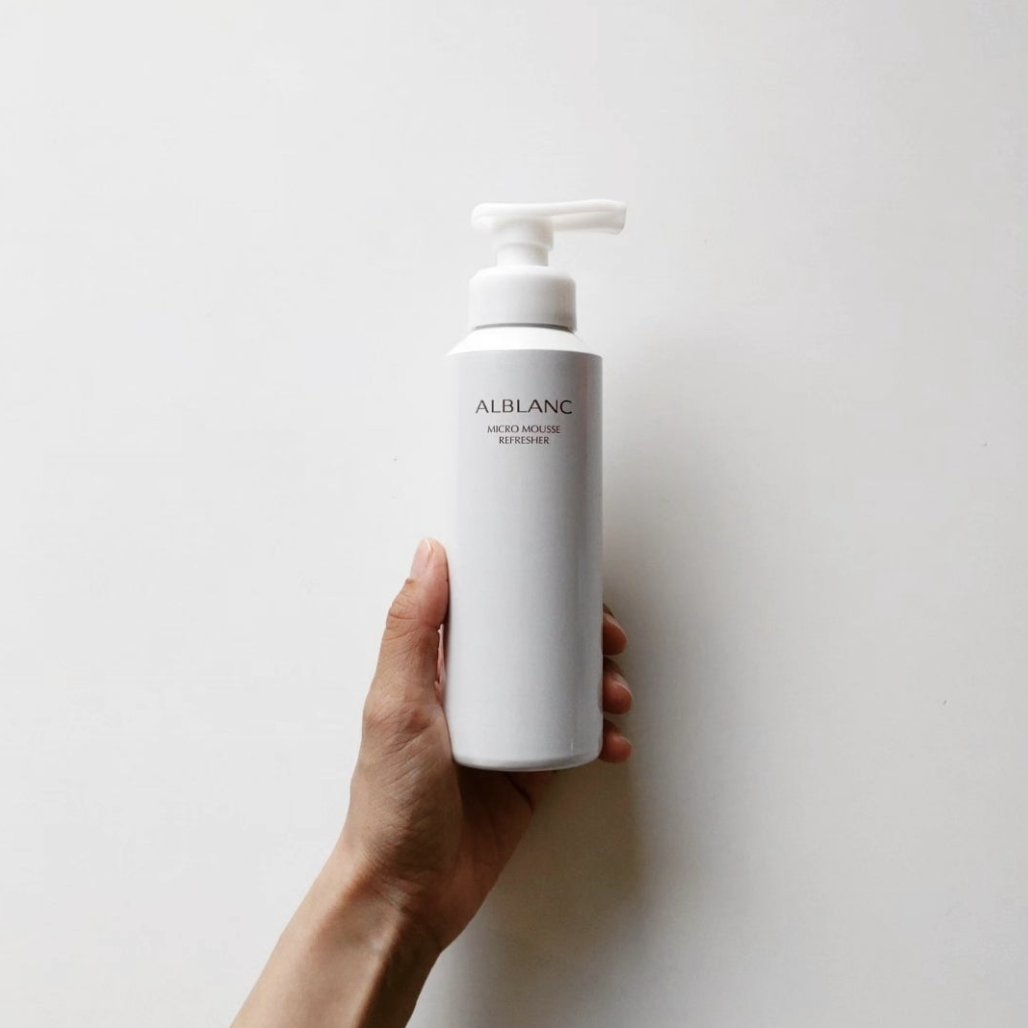 マイクロムース リフレッシャー/ALBLANC/泡洗顔を使ったクチコミ（2枚目）