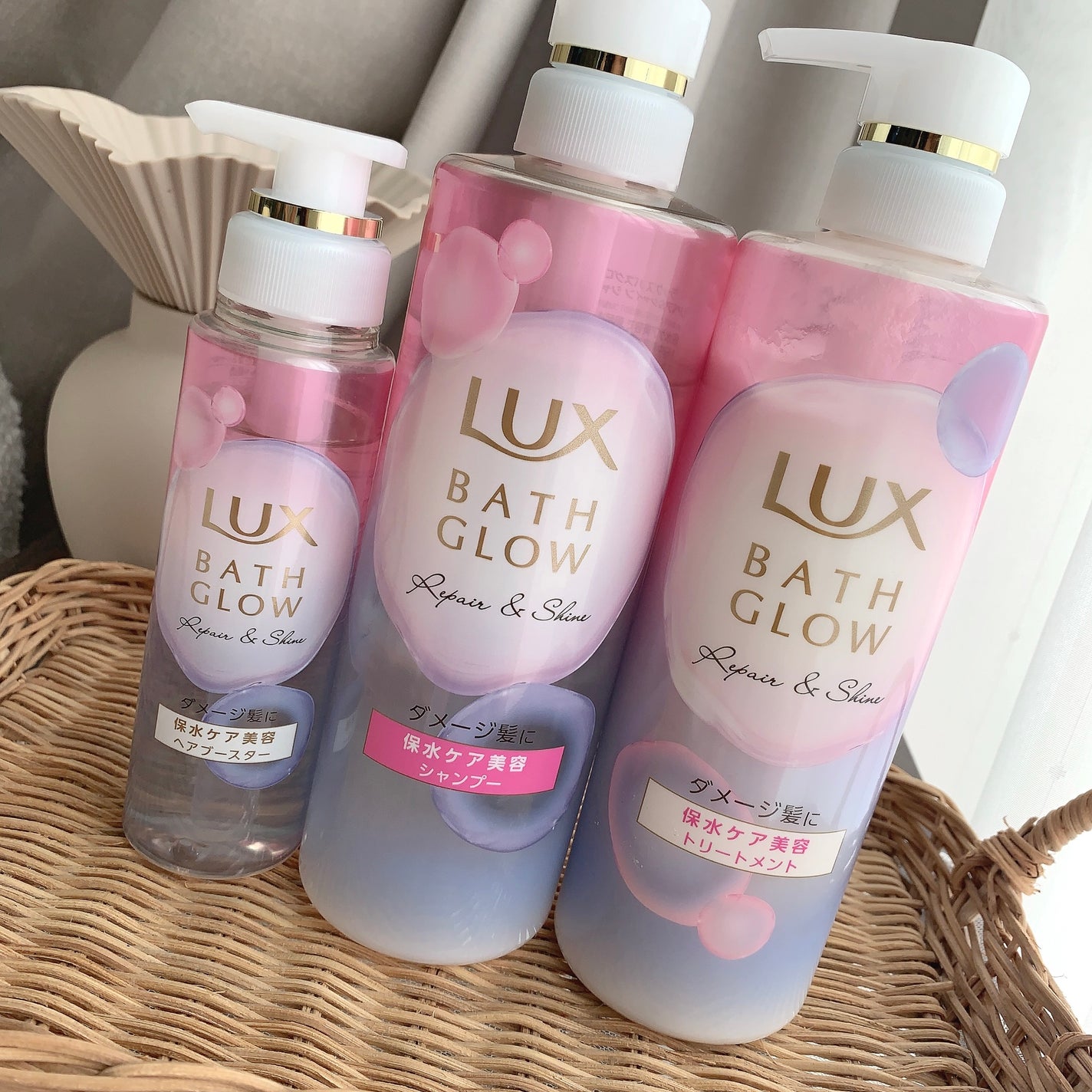 バスグロウ リペア&シャイン シャンプー / トリートメント/LUX/市販シャンプーを使ったクチコミ(10枚目)