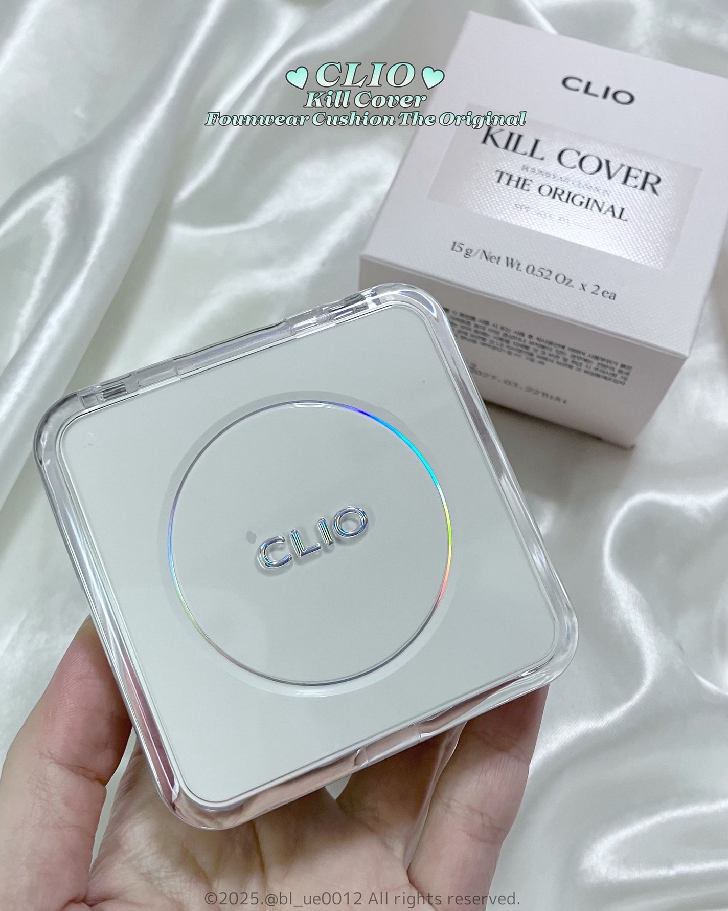 キル カバー ファンウェア クッション ザ オリジナル/CLIO/クッションファンデーションを使ったクチコミ(2枚目)