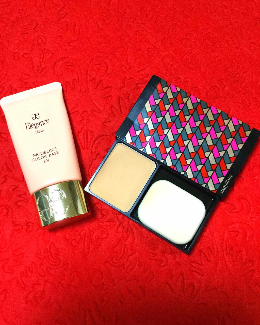 ドラマティックパウダリー UV ミニパクト/マキアージュ/パウダーファンデーションを使ったクチコミ（1枚目）