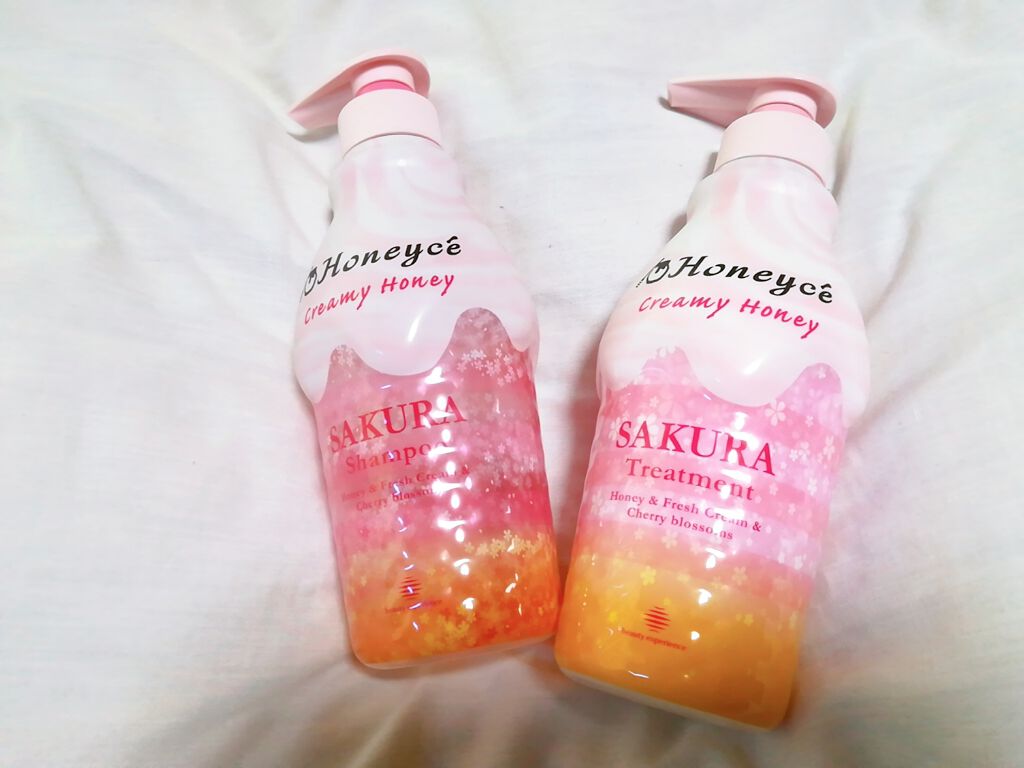 さくらハニーラテ ペアセット/ハニーチェ/市販シャンプーを使ったクチコミ（1枚目）