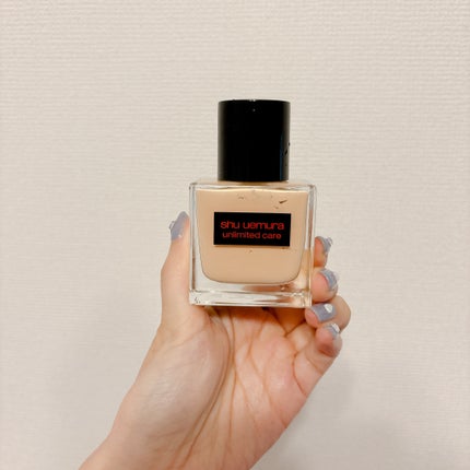 アンリミテッド ケア ツヤ セラム ファンデーション/shu uemura/リキッドファンデーションを使ったクチコミ(2枚目)