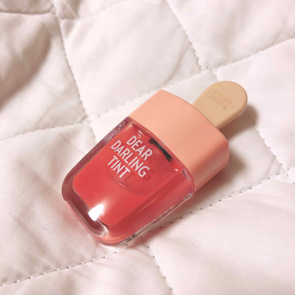 ディアダーリン ウォータージェルティント (アイスティント)/ETUDE/口紅を使ったクチコミ(1枚目)