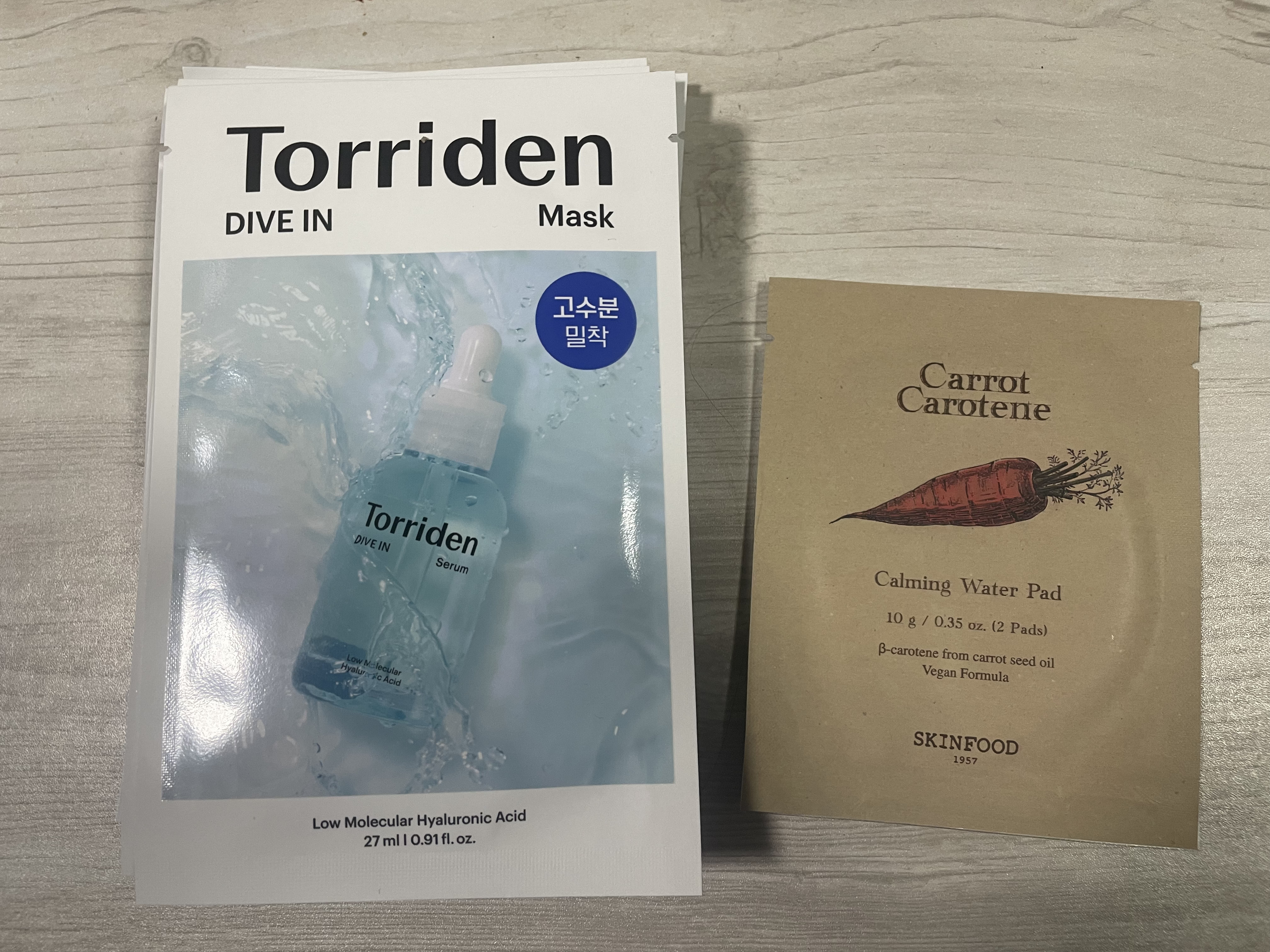 Torriden・Anuaのシートマスク・パックを使った口コミ -トリデン青vs