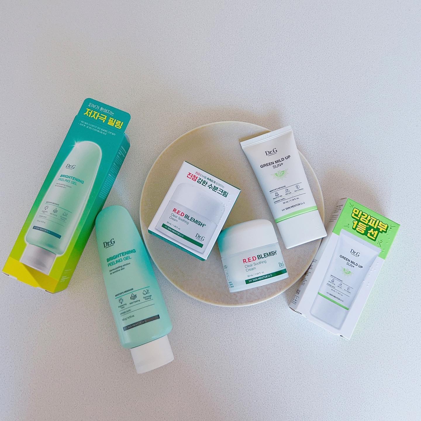 グリーンマイルドアップサンプラス/Dr.G/日焼け止めクリームを使ったクチコミ（1枚目）