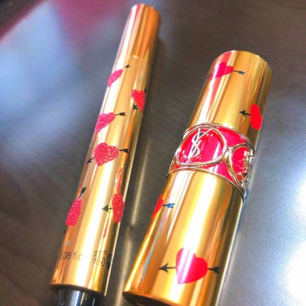 ルージュ ヴォリュプテ シャイン/YVES SAINT LAURENT BEAUTE/口紅を使ったクチコミ(2枚目)