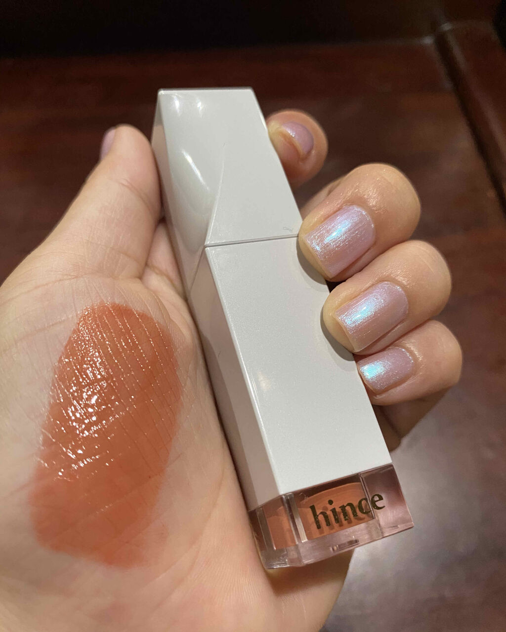 ムードインハンサーリキッドグロウ/hince/口紅を使ったクチコミ（1枚目）