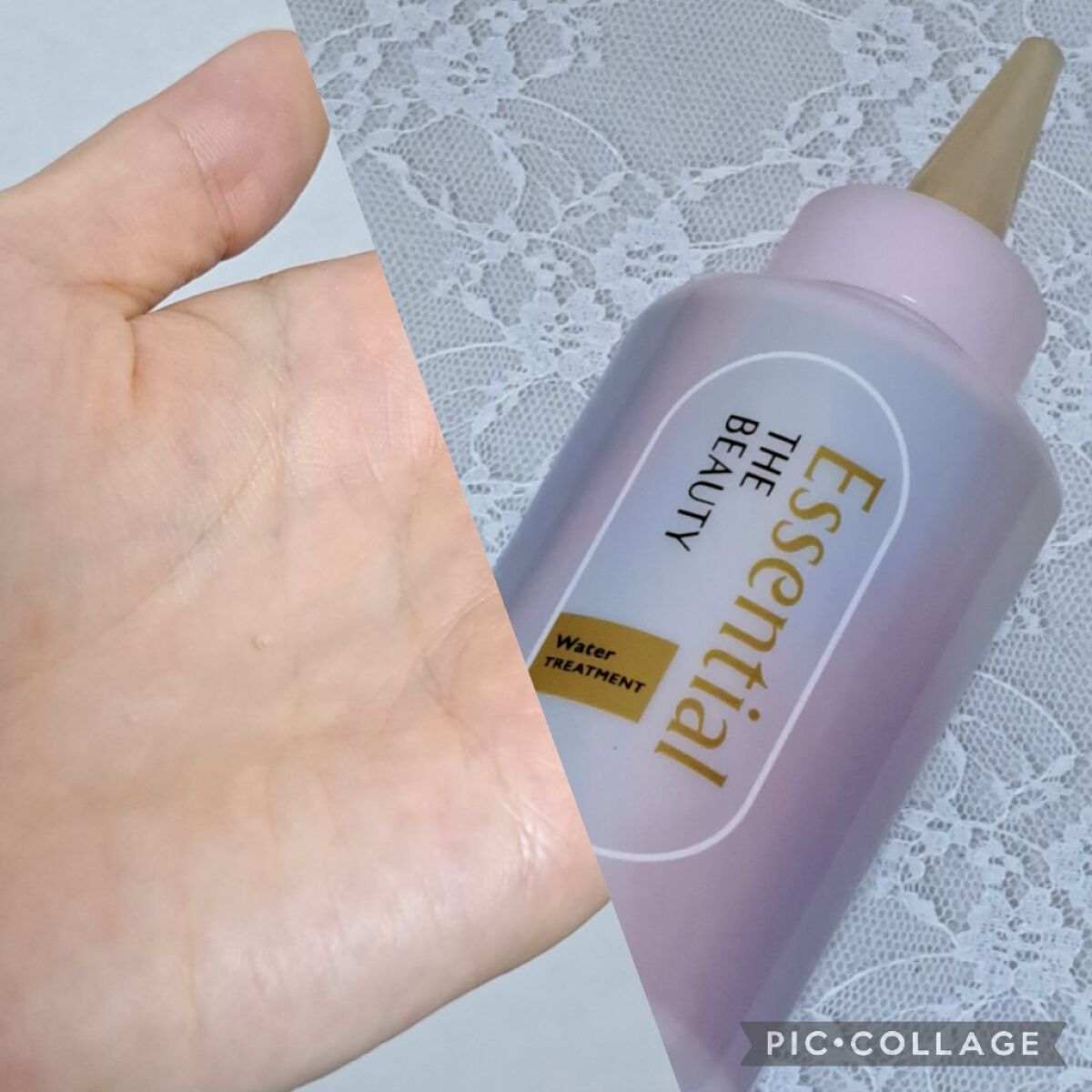 エッセンシャル プレミアム ウォータートリートメント EXスムース/エッセンシャル/アウトバストリートメントを使ったクチコミ（2枚目）