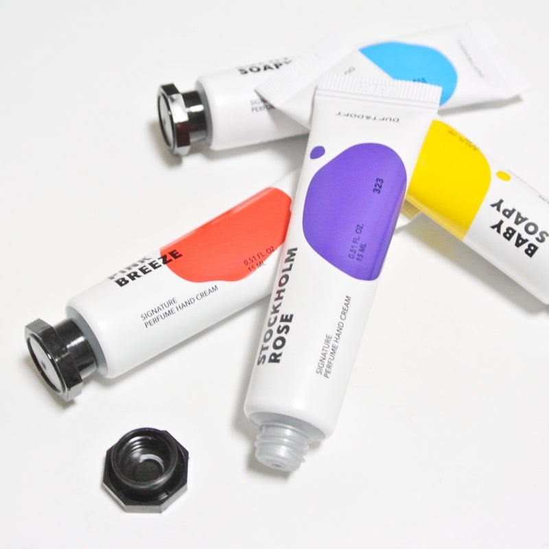 シグネチャーパフュームハンドクリームミニチュアギフトセット/DUFT&DOFT/ハンドクリームを使ったクチコミ(2枚目)