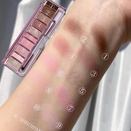 プレイカラー アイシャドウ/ETUDE/アイシャドウパレットを使ったクチコミ(5枚目)