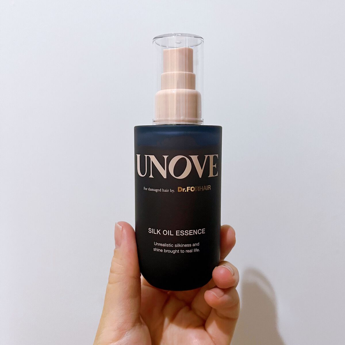アノブ シルクエッセンスオイル/UNOVE/ヘアオイルを使ったクチコミ(1枚目)