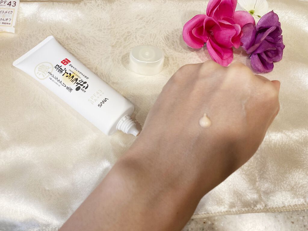 リンクルUV乳液/なめらか本舗/日焼け止めミルクを使ったクチコミ（2枚目）