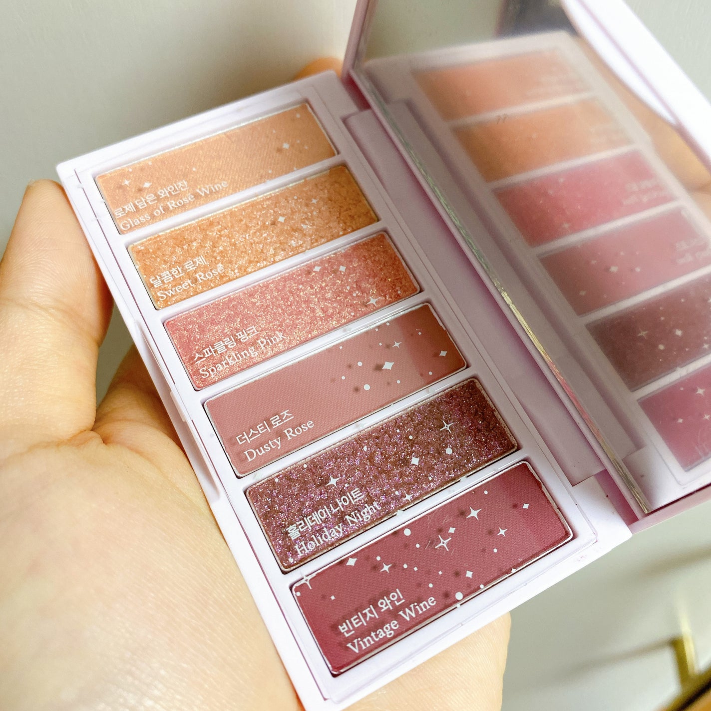 パレードオブライト プレイカラーアイズミニ ロゼワイン スペシャルキット/ETUDE/メイクアップキットを使ったクチコミ(4枚目)