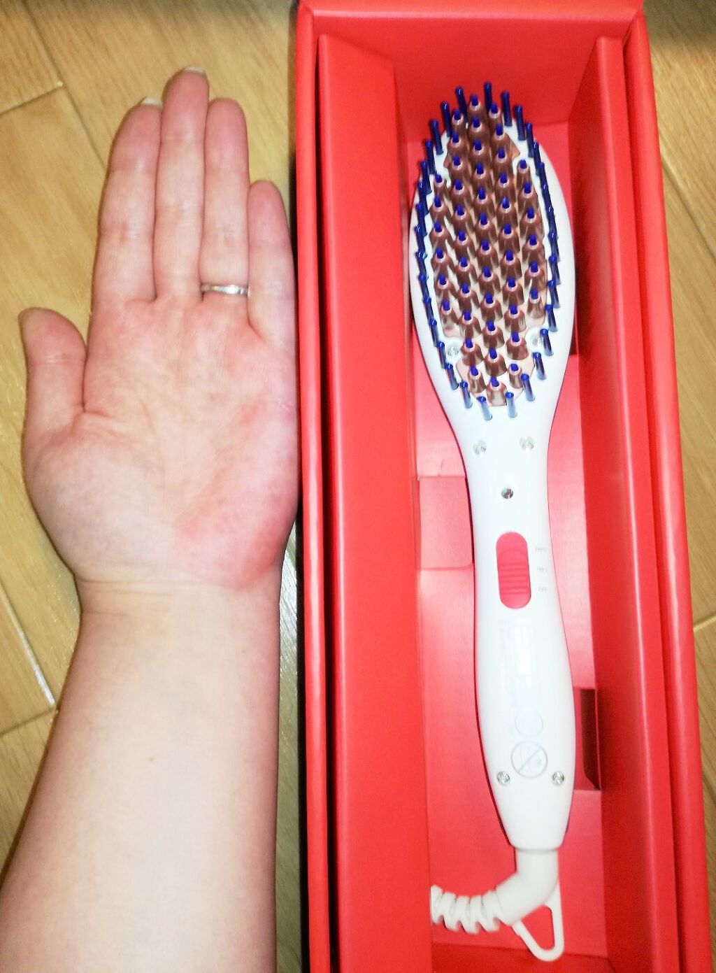 ストレートブラシアイロンミニ Areti.i1798/Areti./ヒートブラシを使ったクチコミ(2枚目)