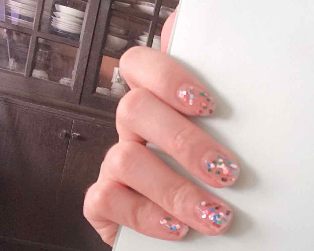ITGグリッターネイル/DAISO/マニキュアを使ったクチコミ（3枚目）