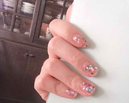 ITGグリッターネイル/DAISO/マニキュアを使ったクチコミ(3枚目)