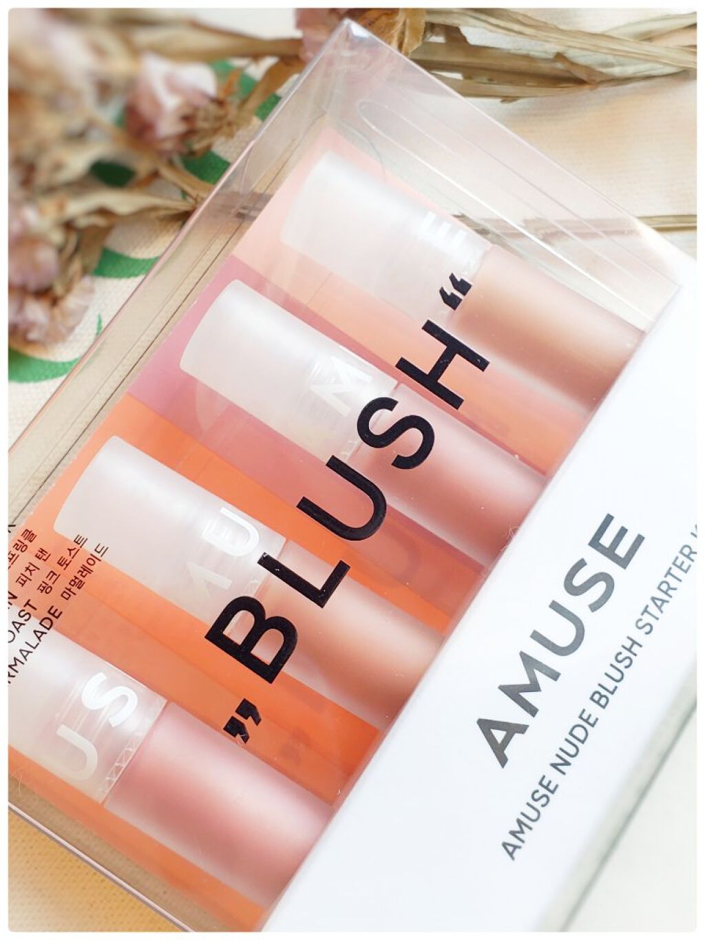 ミニブラッシュキット/AMUSE/リキッドチークを使ったクチコミ（3枚目）