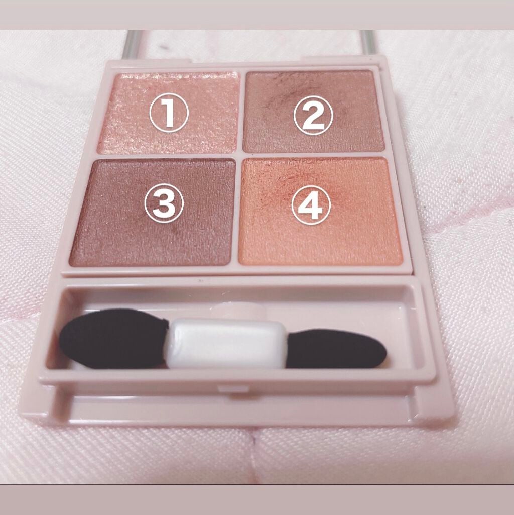 シルキースフレアイズ(マットタイプ)/キャンメイク/アイシャドウパレットを使ったクチコミ(2枚目)