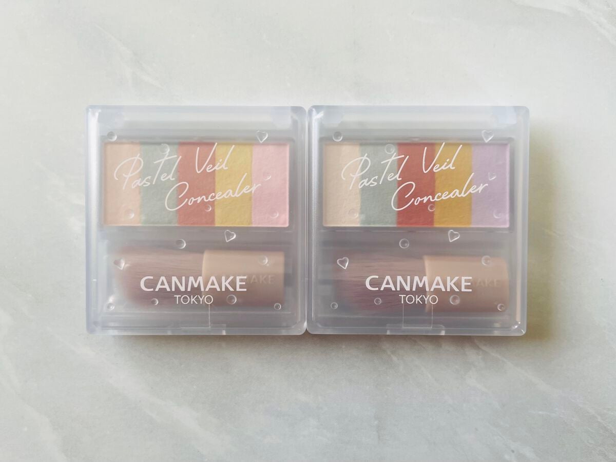 パステルヴェールコンシーラー/キャンメイク/パレットコンシーラーを使ったクチコミ(1枚目)