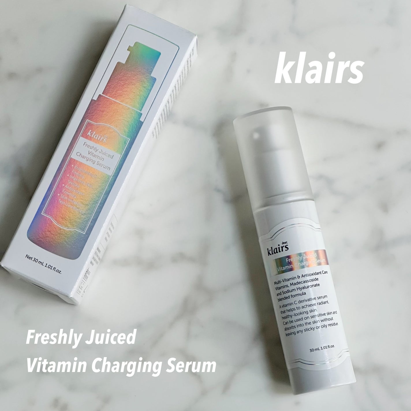 フレッシュリージュースドビタミンチャージングセラム(30ml)/Klairs/美容液を使ったクチコミ(1枚目)