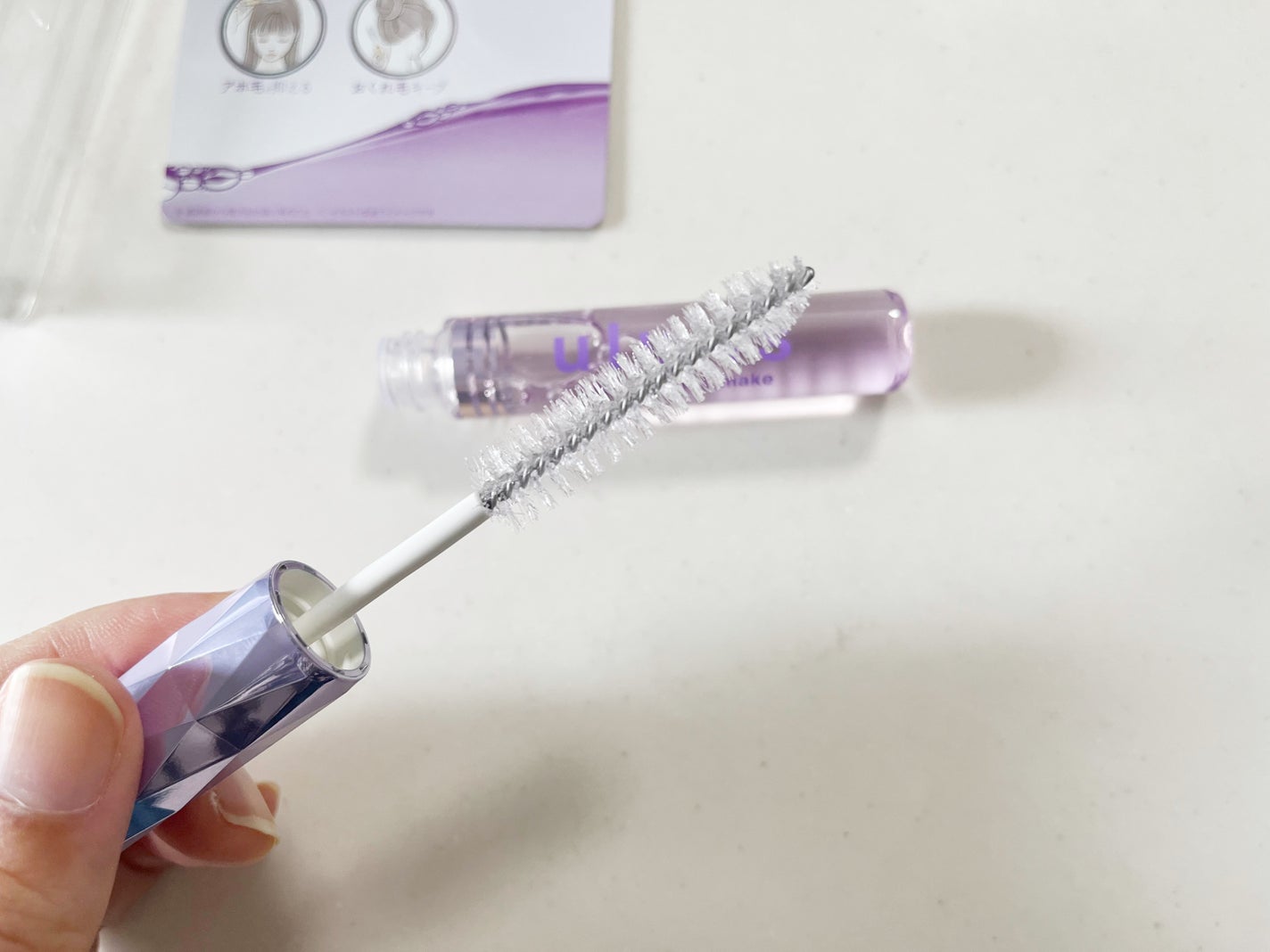 ウォーターインマトメイク パープル/ululis/プレスタイリング・寝ぐせ直しを使ったクチコミ(2枚目)